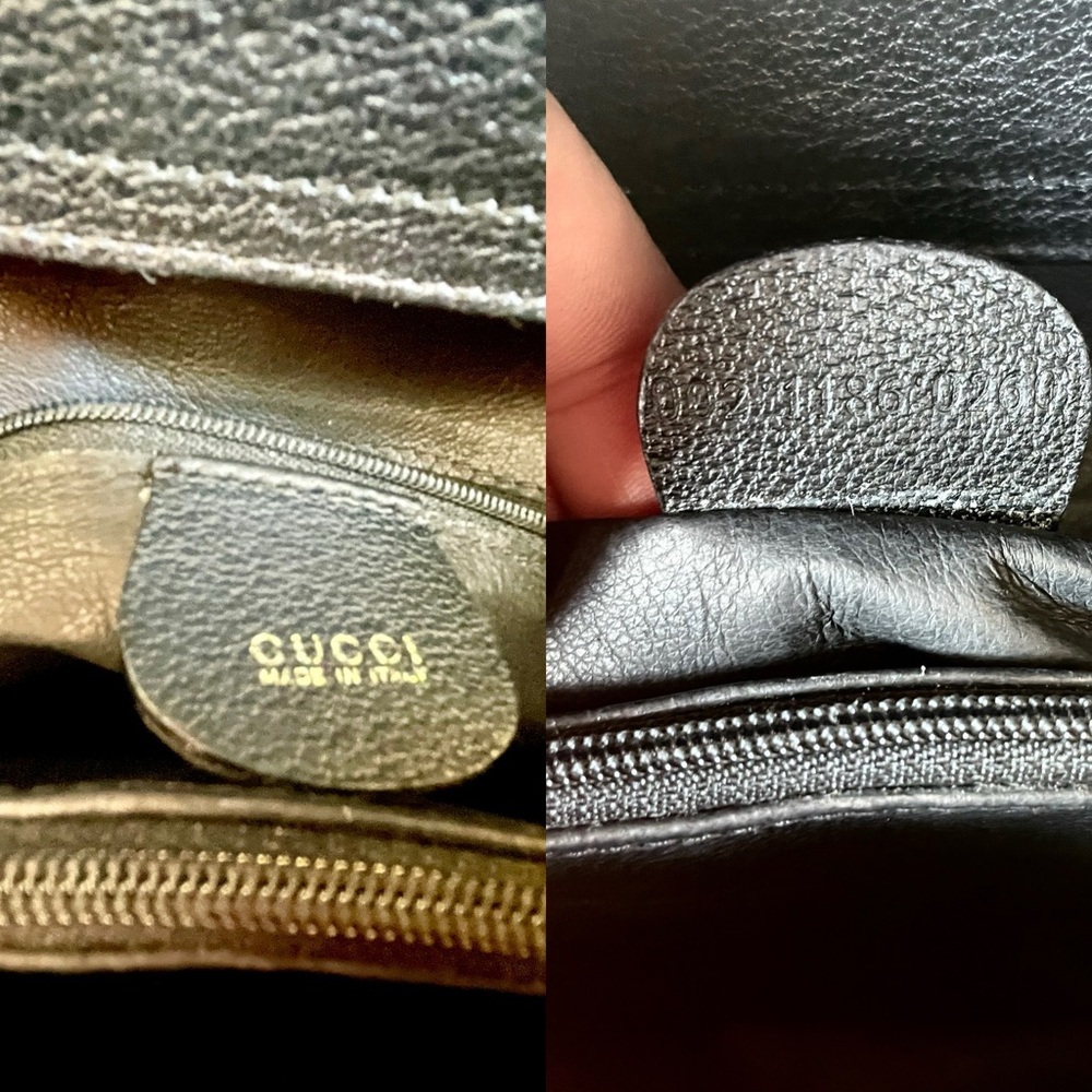 GUCCI Diana tote, black suede, chèvre trim, bamboo, *redone interior lining*EUC - Picture 15 of 16